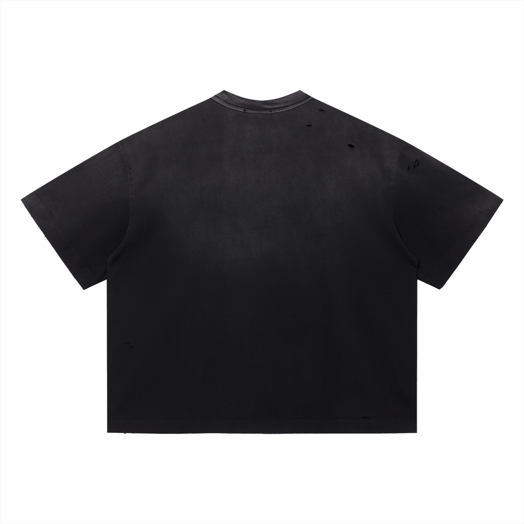 PIKE x FWFP Vintage Washed Distressed Boxy Oversized T-Shirt