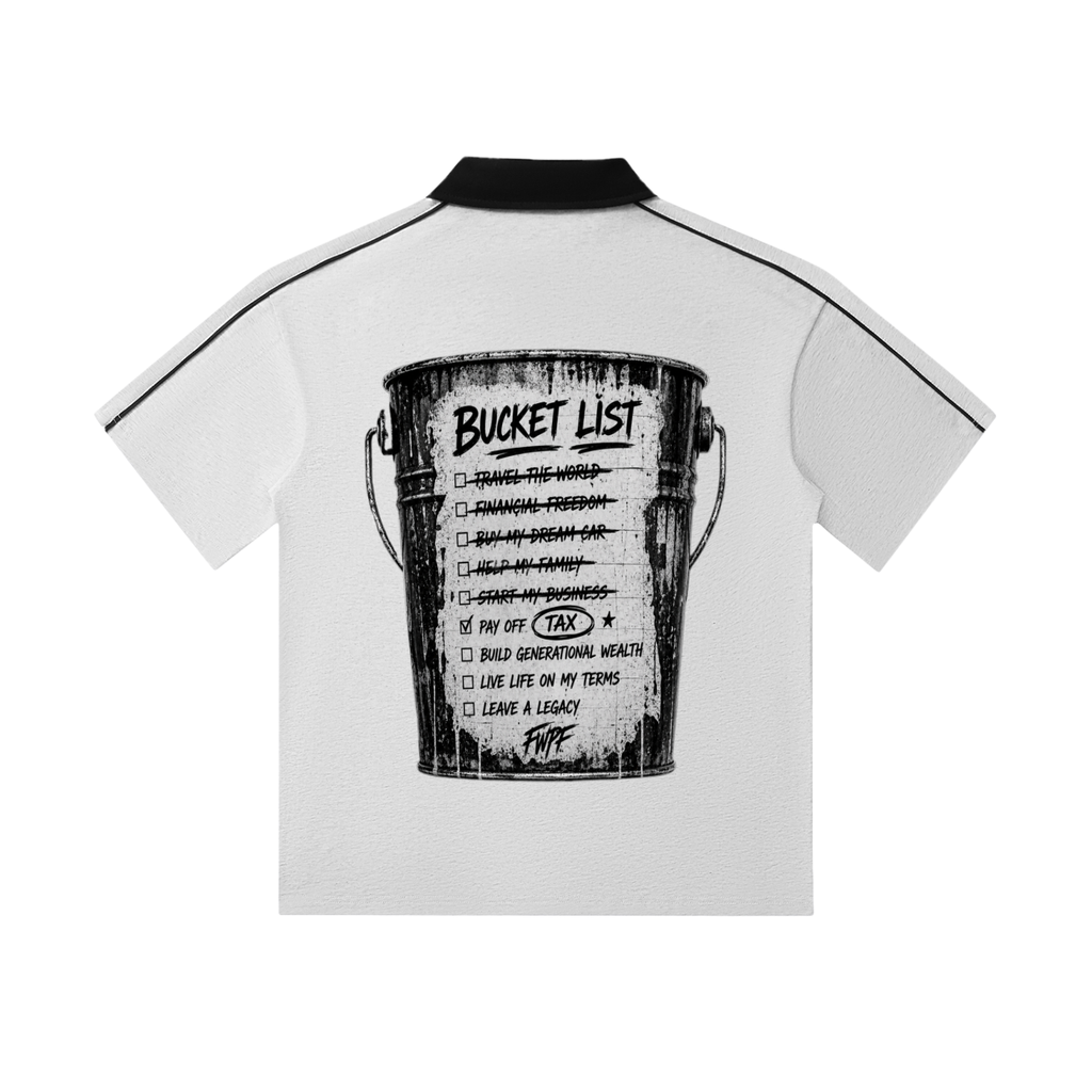 FWPF - Contrast Collar Short-Sleeve Polo Shirt