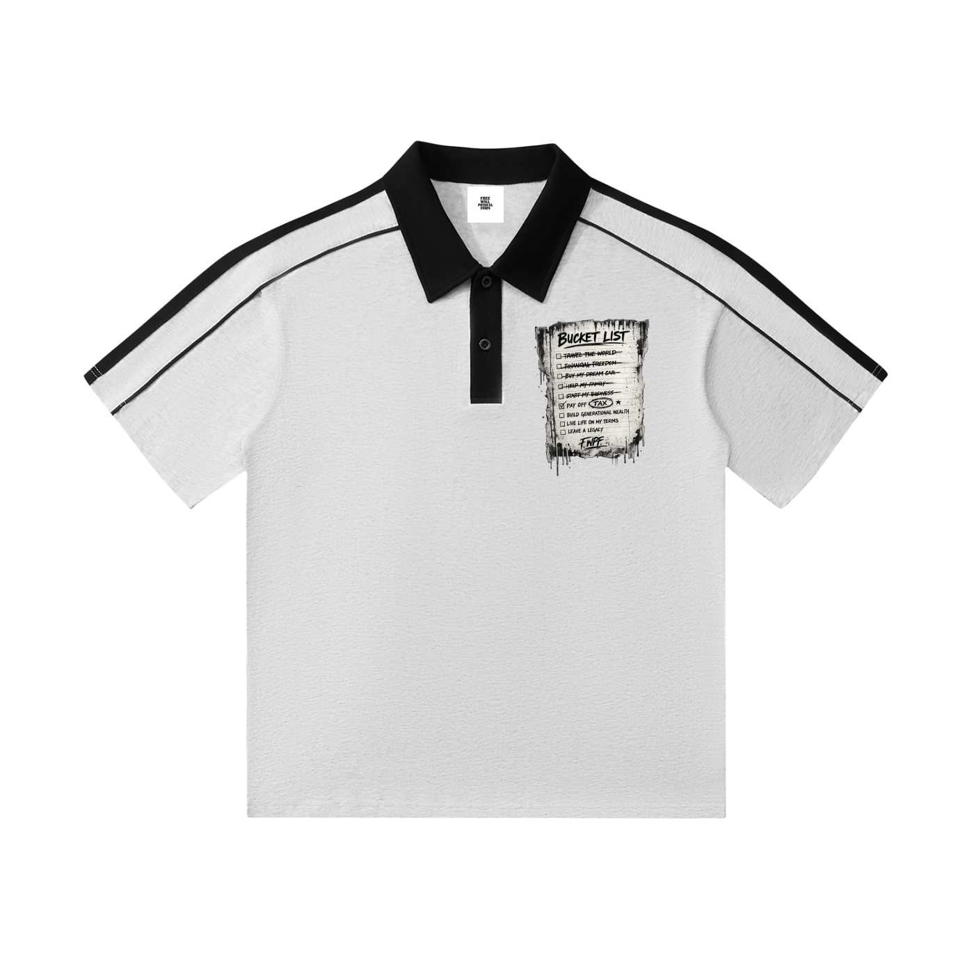 FWPF - Contrast Collar Short-Sleeve Polo Shirt