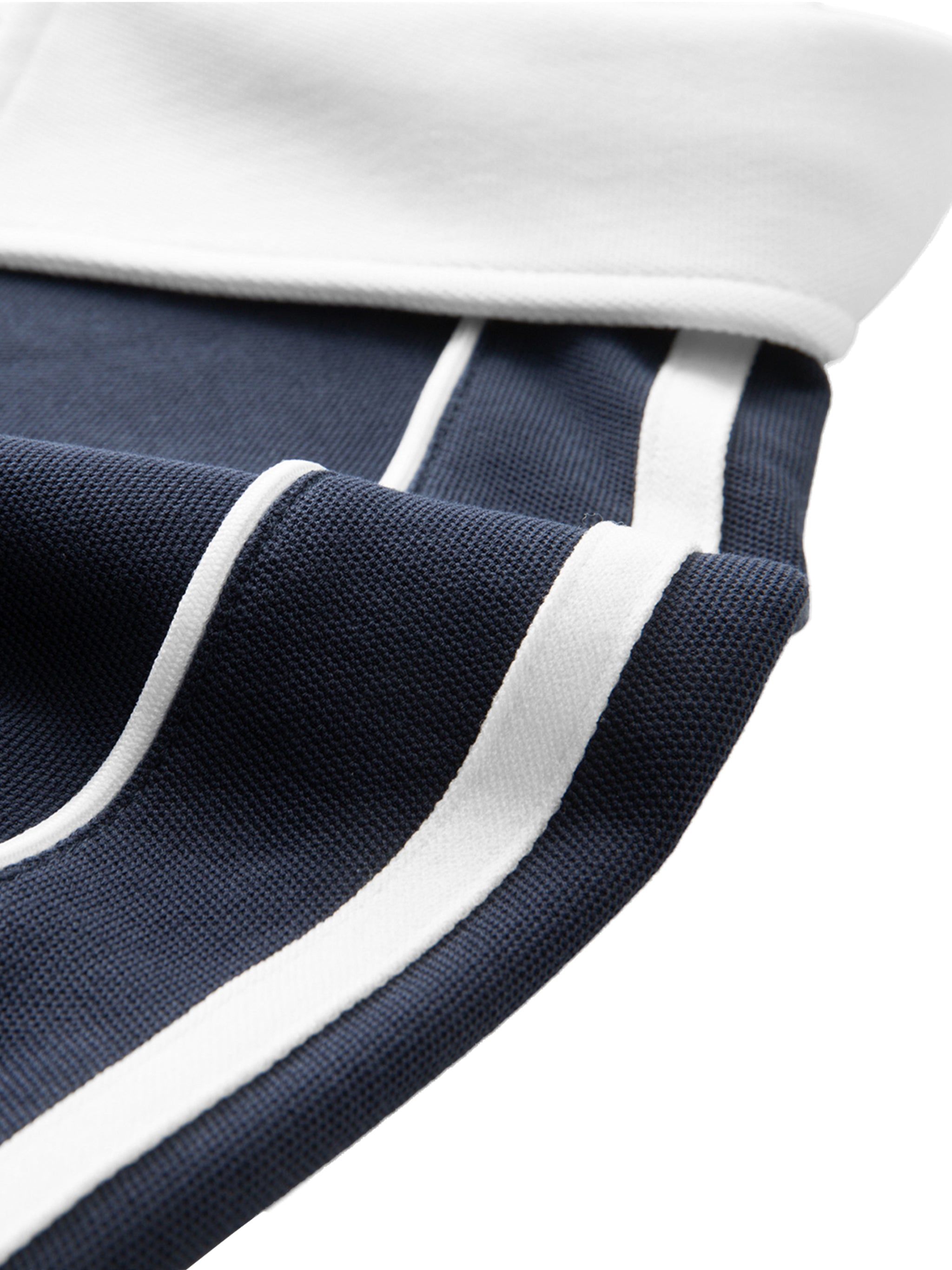 FWPF - Contrast Collar Short-Sleeve Polo Shirt