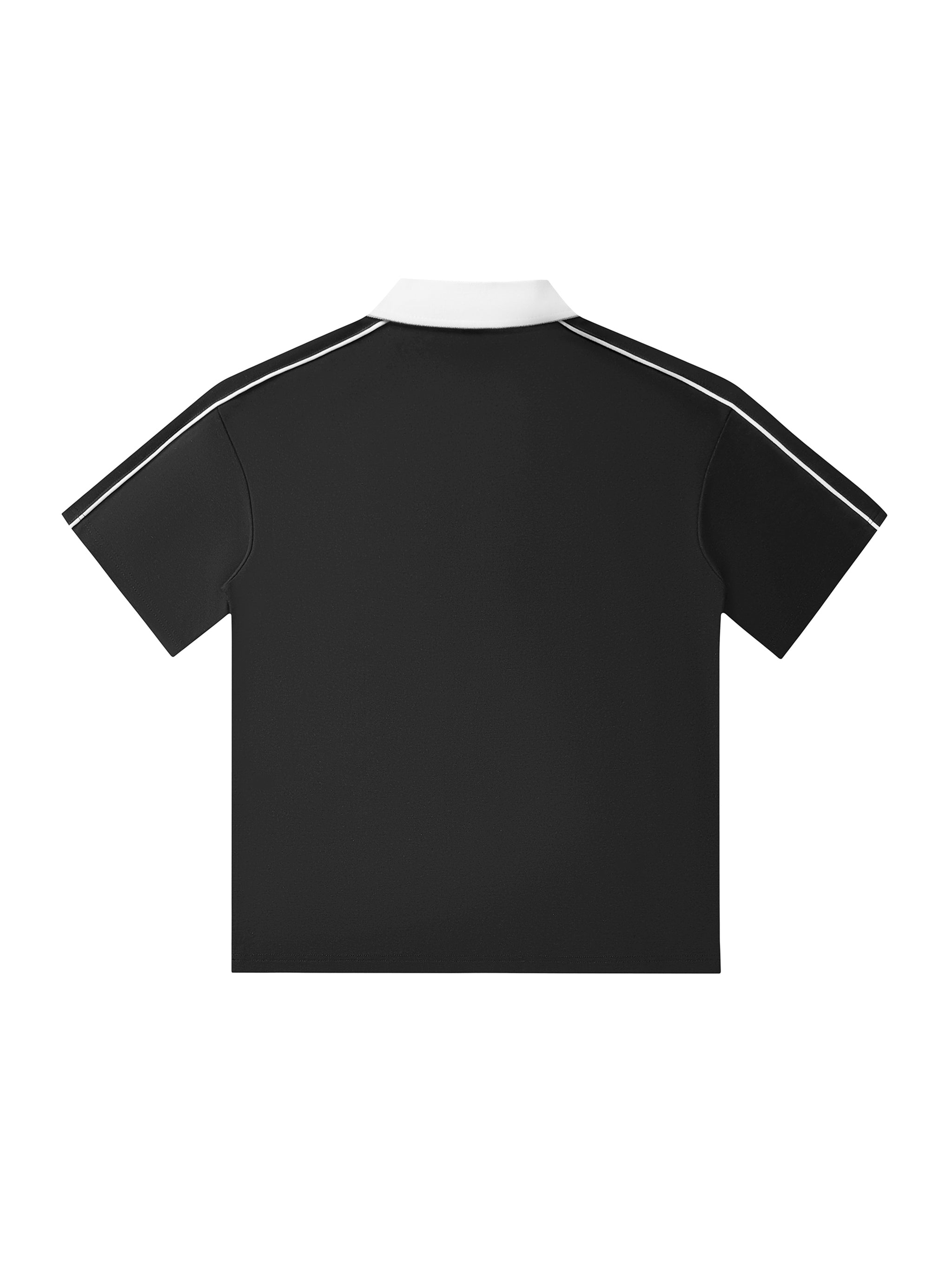 FWPF - Contrast Collar Short-Sleeve Polo Shirt